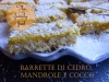 Barrette cedro e mandorle