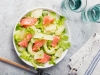 Insalata verde di salmone e pompelmo