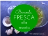 Bevanda fresca alla menta